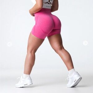 NVGTN Hot Pink workout shorts